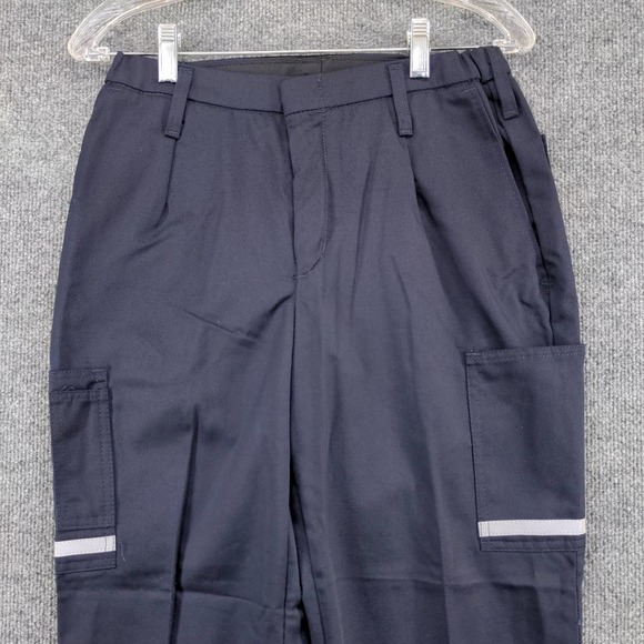 FedEx Stan Herman Womens Reflective Uniform Pants Blue Size 04P-35U Pockets - Picture 6 of 11